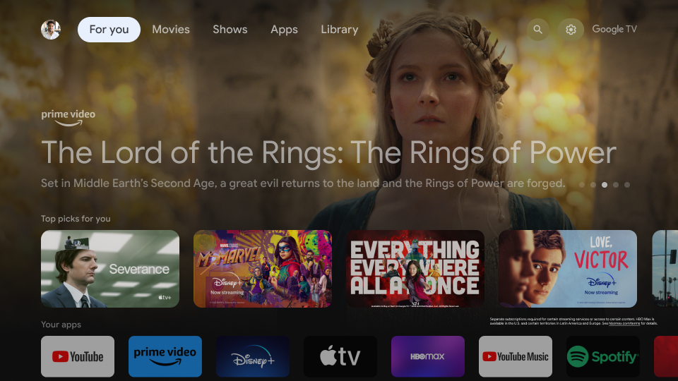 Amazon prime hot sale google tv